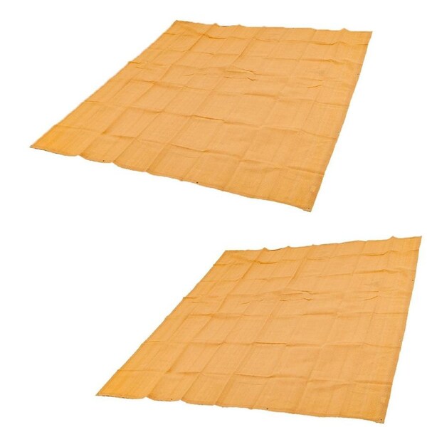 2x KINGS Mesh Flooring 3m x 3m Camping Matting Picnic Flooring Ground Sheet Mat