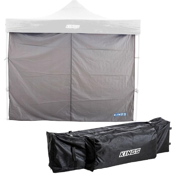 Adventure Kings Gazebo Side Wall 2.85x2.85m Waterproof + 6x3m Tough Wheeled Gazebo Bag