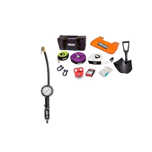 Hercules Complete Recovery Kit Offroad + Adventure Kings 3in1 Ultimate Air Tool
