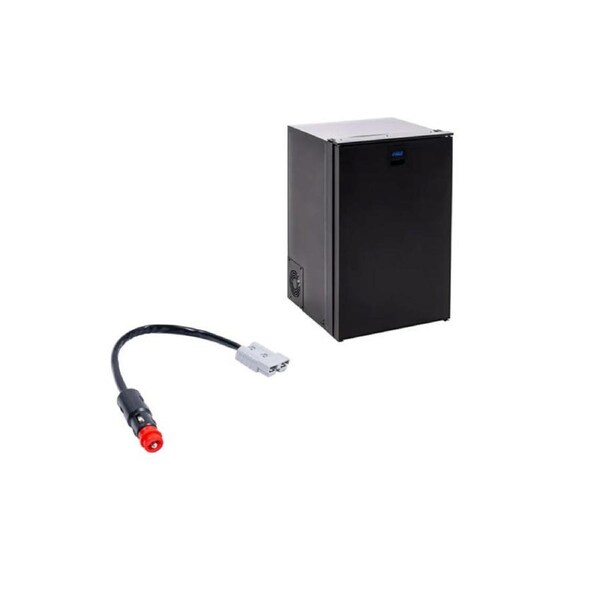 Kings Stayzcool 110L Upright Fridge Freezer -12V/24V - Reversible Door - Ute caravan boats camping picnic + Quick-Connect to Cigarette Plug Adapter