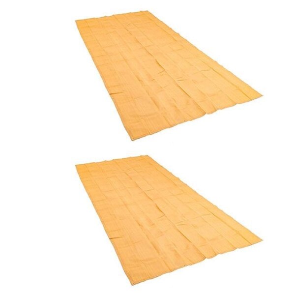 2x KINGS Mesh Flooring 6m x 3m Camping Matting Picnic Flooring Ground Sheet Mat