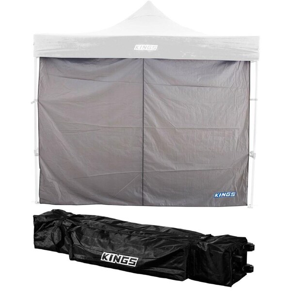 Adventure Kings Gazebo Side Wall 2.85x2.85m Waterproof + Wheeled Gazebo Bag easy lift