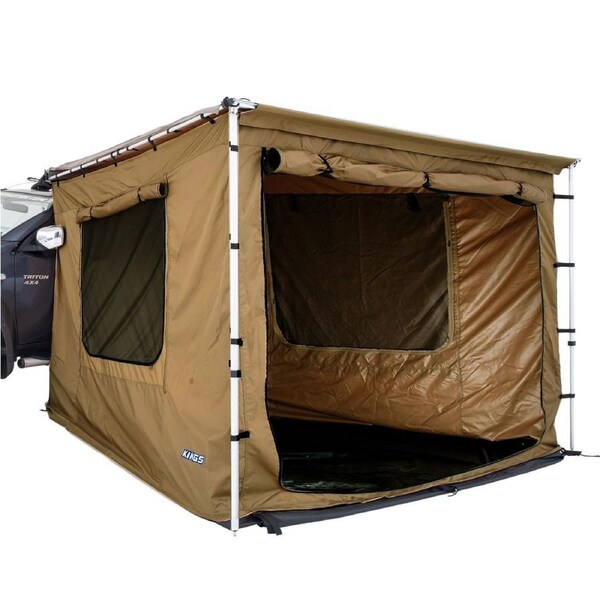 Adventure Kings Awning Tent 2mx3m Waterproof Enclosed floor roof Shade Shelter