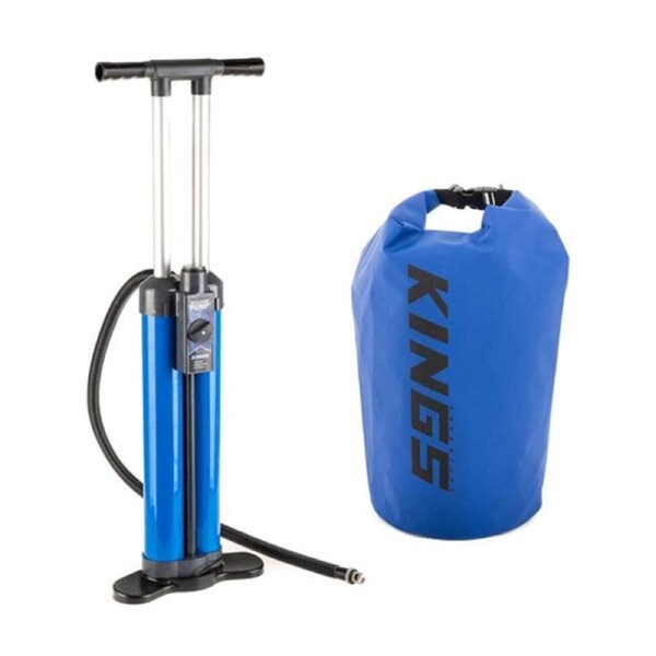KINGS Triple-Action Inflatable Paddle board Pump Waterproof 15L Dry Bag Fishing