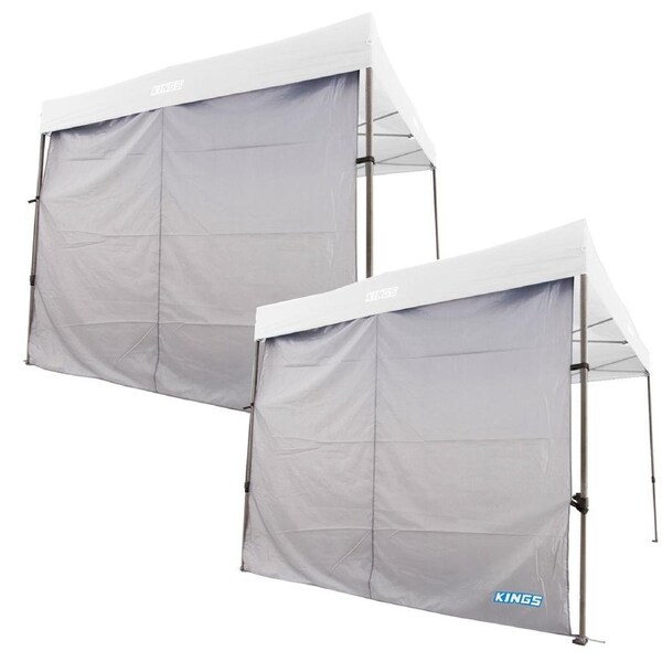 2x Adventure Kings Gazebo Side Wall 2.85x2.85m Waterproof Portable waterproof