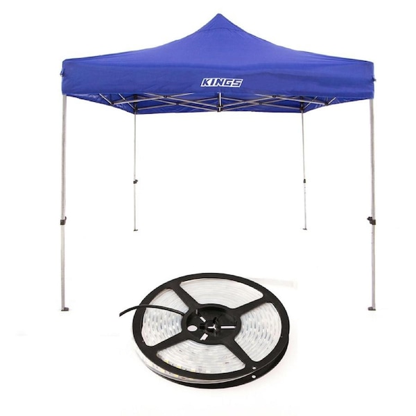 Adventure Kings Gazebo 3mx3m Waterproof + Illuminator 4m MAX LED Strip Light