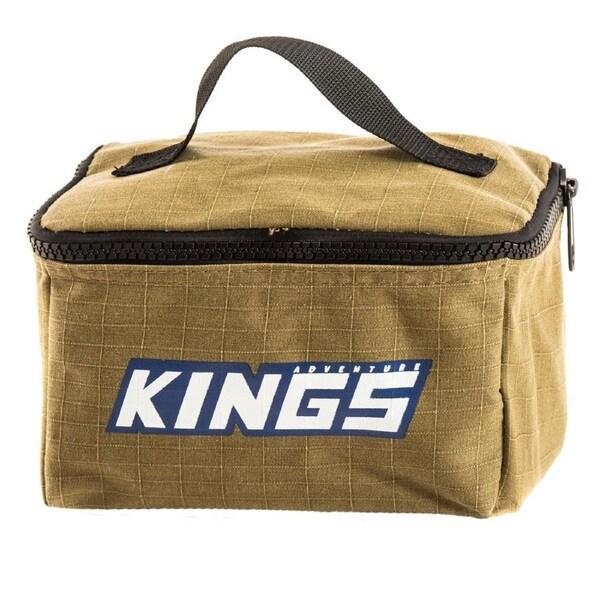 Adventure Kings Toiletry Tough 400GSM Canvas Bag Storage Heavy-duty zip & handle