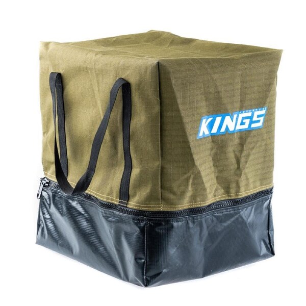 KINGS Portable Camping Toilet Canvas Bag 400GSM Heavy Duty Straps PVC