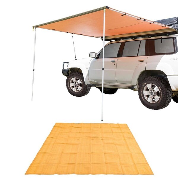 Adventure Kings Premium 4wd side Awning - KINGS 2.5x2.5m + Mesh Flooring 3mx3m