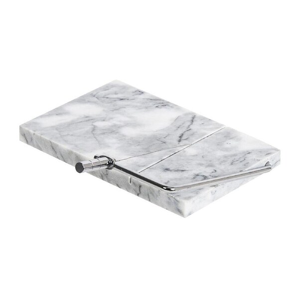 Integra Marble Cheese Slicer Cutting Board Rectangle Serveware 13x20cm Grey