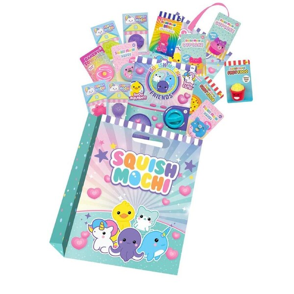 Squish Mochi Showbag Kids/Children Soft Squishy Stress Relief Sensory Toys
