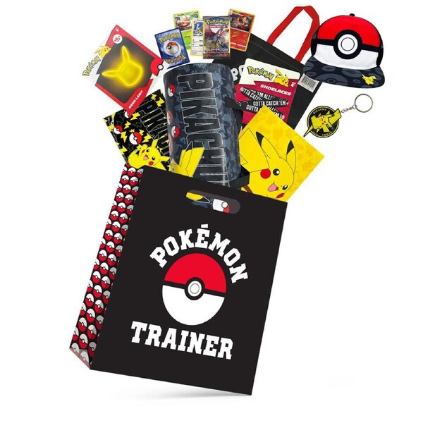 Pokemon Go Showbag S4 w/ Duffle Bag/Notebook/Pencil Case/Cap/Light/Shoe Laces