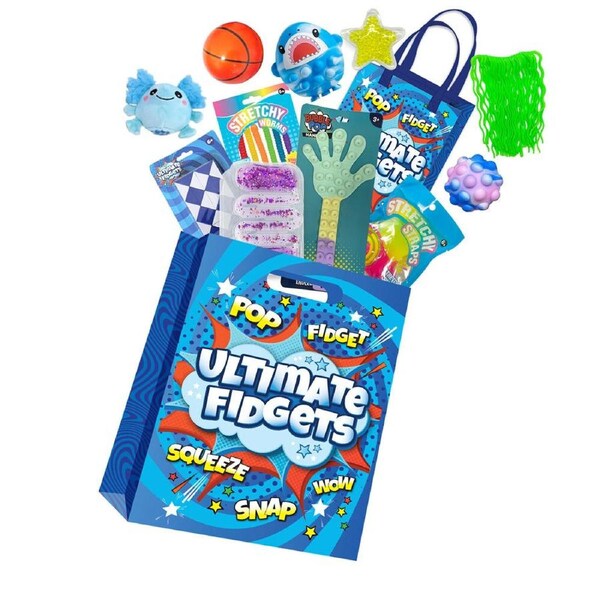 Ultimate Fidgets Showbag S3C w/ Pop Rocker/Fidget Mat/Pen/Puzzle/Maze/Ball