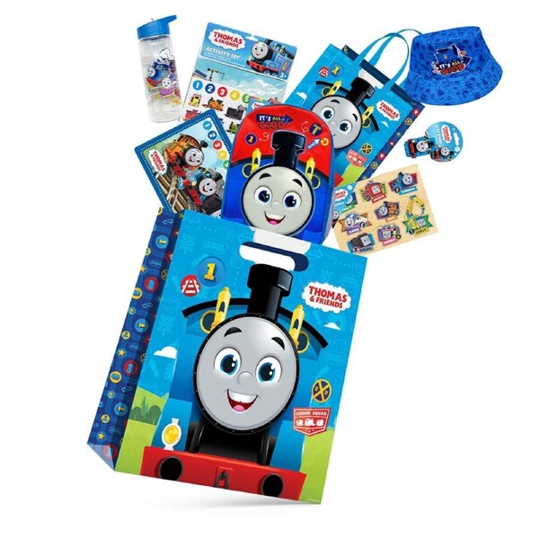 Thomas The Tank Engine Kids/Child Showbag S4 w/ Backpack/Drink Bottle/Placemat