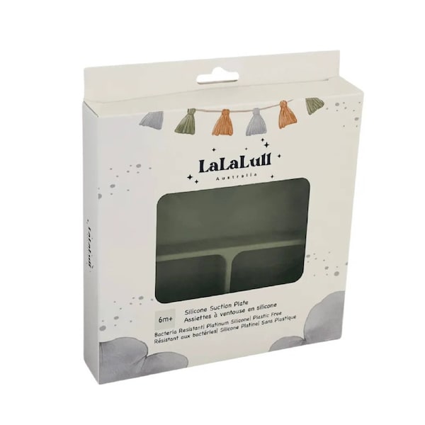 LaLaLull Australia(R) Suction Plate - Sage