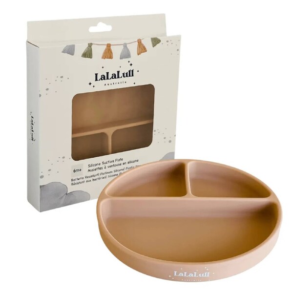 LaLaLull Australia(R) Suction Plate - Apricot