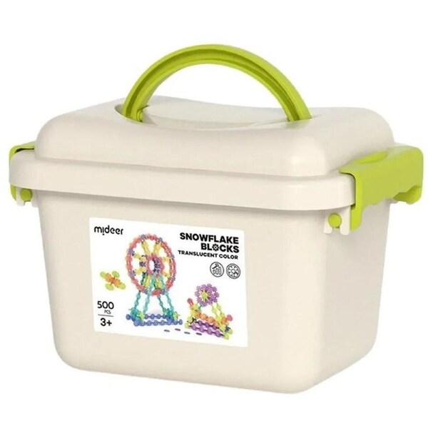 Mideer Snowflake Building Blocks 500P