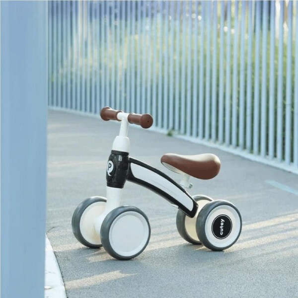 Cutey Baby Walker Balance Bike - Black 12M+