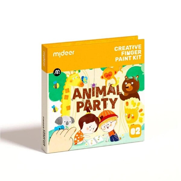 Mideer Finger Paint Kit Level 2 - Animal Party