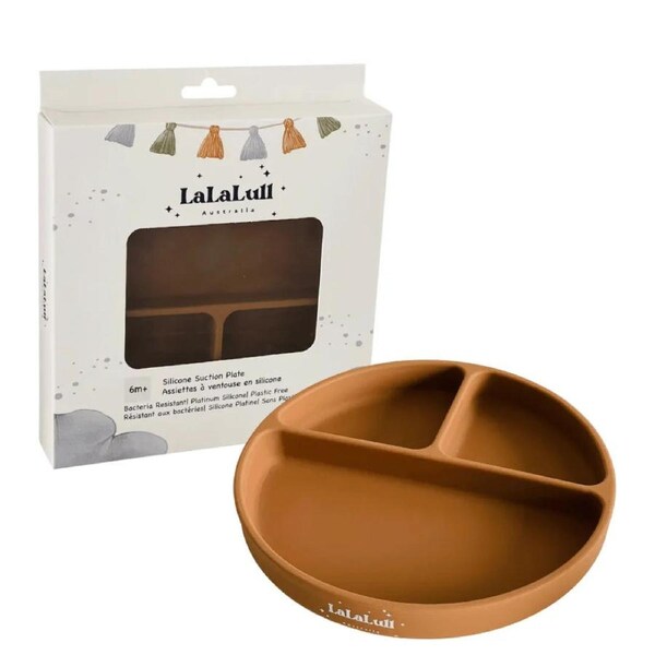 LaLaLull Australia® Suction Plate - Clay