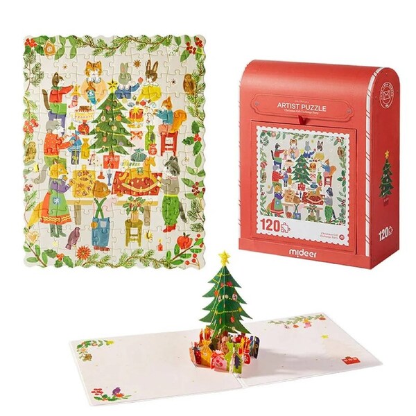 Mideer Artist Puzzle: Christmas Gift Exchange Party 120P