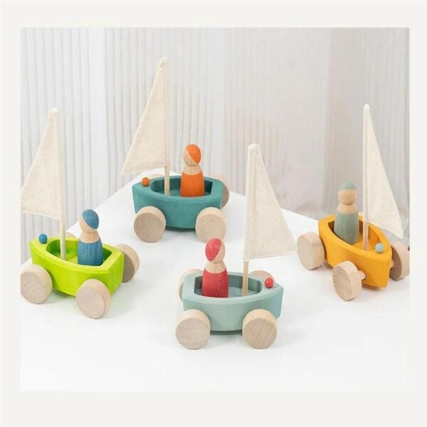 LaLaLull Australia® Land Yacht Toy Set of 4