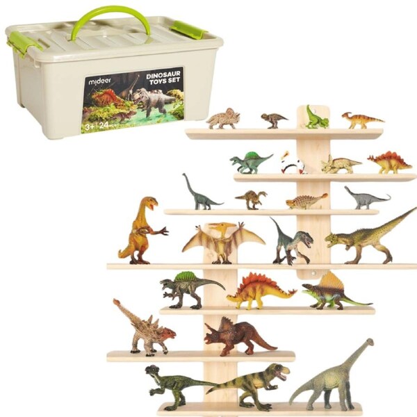 Mideer Dinosaur Toys Set 24 Pcs