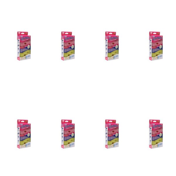 8x 2pc White Magic Scrubtastic Scrub & Wipe Sponge Duo Surface/Dish Cleaner