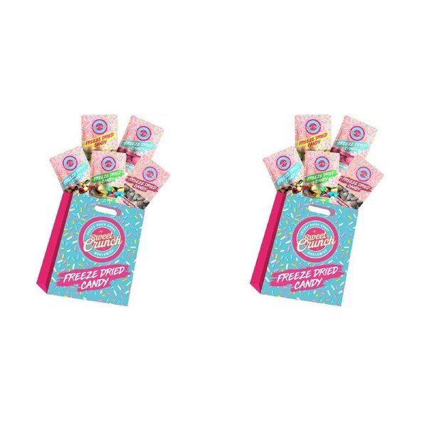 2PK Sweet Crunch Freeze Dried Candy Showbag Kids/Child Fun Size Crunchy Sweets