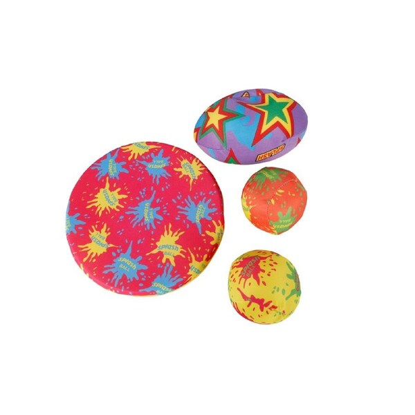 4Pc Airtime Water Splash Flying Disc And Sports Balls Kids Outdoor Toy 3+