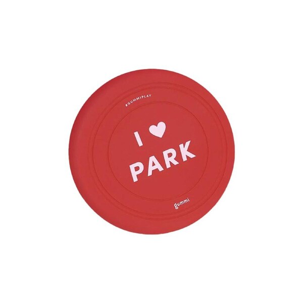 Gummi Silicone Dog Pet Flying Disc Fetch Outdoor Toy Training Red