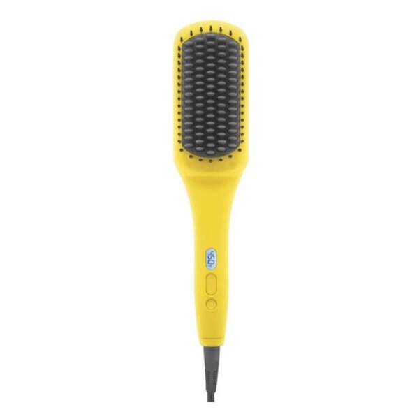Drybar Brush Crush Heated Straightening Brush Yellow
