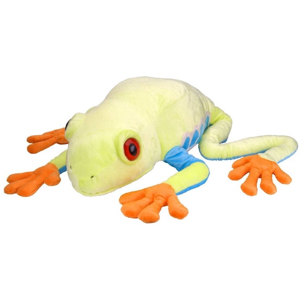 Wild Republic Cuddlekins Jumbo Red Eyed Tree Frog 30"