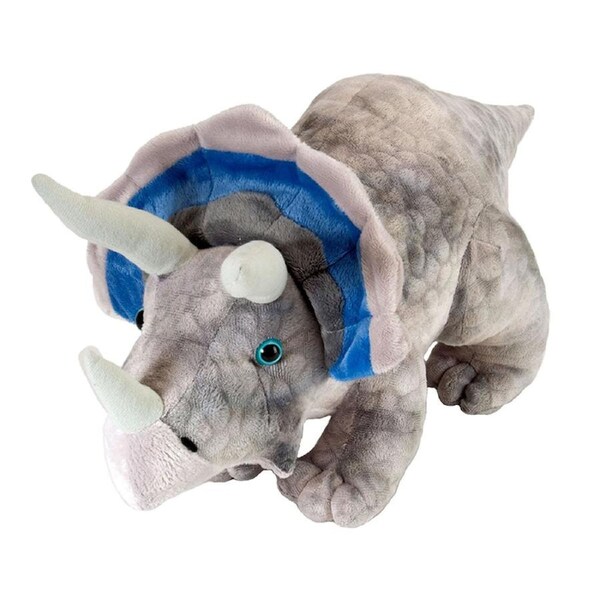Wild Republic Dinosauria Mini Triceratops 10"