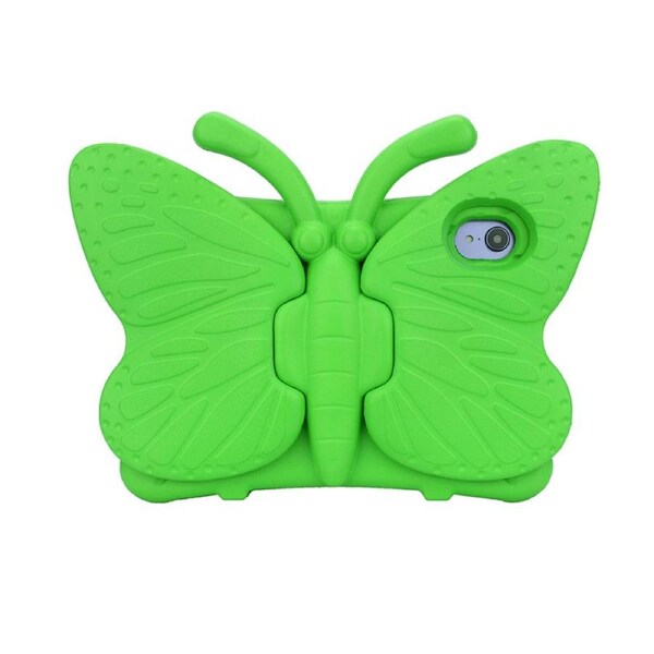 Nevenka Butterfly EVA Rugged Shockproof Case with Stand Kids Friendly Full Cover for iPad Mini 6-Green