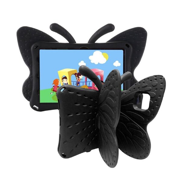 Nevenka Butterfly EVA Rugged Shockproof Case with Stand Kids Friendly Full Cover for Samsung Galaxy T500 10.4 Inch- Black
