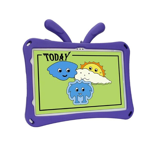 Nevenka Butterfly EVA Rugged Shockproof Case with Stand Kids Friendly Full Cover for HUAWEI Enjoy Tablet 2 10.1 Inch-Purple