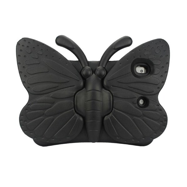 Nevenka Butterfly EVA Rugged Shockproof Case with Stand Kids Friendly Full Cover for iPad 7/8/9 10.2inch-Black