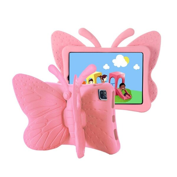 Nevenka Butterfly EVA Rugged Shockproof Case with Stand Kids Friendly Full Cover for iPad Air4/5 10.9inch Pro11inch-Pink