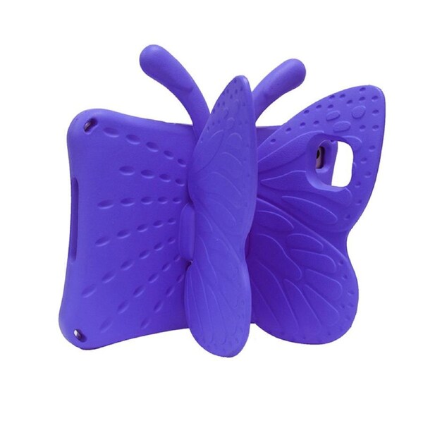 Nevenka Butterfly EVA Rugged Shockproof Case with Stand Kids Friendly Full Cover for Honor Tablet 6 10.1 Inch-Purple