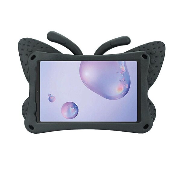 Nevenka Butterfly EVA Rugged Shockproof Case with Stand Kids Friendly Full Cover for Samsung Galaxy P200 8 Inch-Black