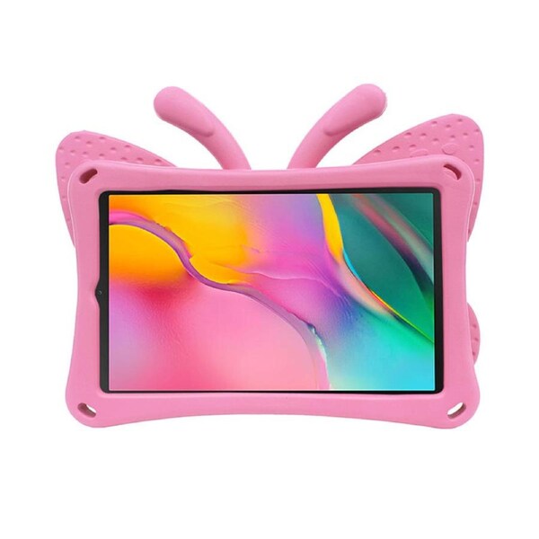 Nevenka Butterfly EVA Rugged Shockproof Case with Stand Kids Friendly Full Cover for Samsung Galaxy T510 10.1 Inch 2019-Pink