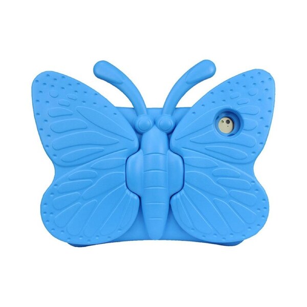 Nevenka Butterfly EVA Rugged Shockproof Case with Stand Kids Friendly Full Cover for iPad 5/6 9.7inch-Blue