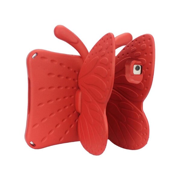 Nevenka Butterfly EVA Rugged Shockproof Case with Stand Kids Friendly Full Cover for HUAWEI T10S 10.1 Inch-Red