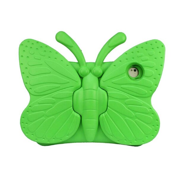 Nevenka Butterfly EVA Rugged Shockproof Case with Stand Kids Friendly Full Cover for iPad 5/6 9.7inch-Green