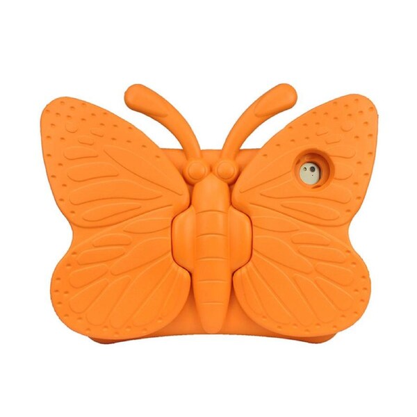 Nevenka Butterfly EVA Rugged Shockproof Case with Stand Kids Friendly Full Cover for iPad 5/6 9.7inch-Orange