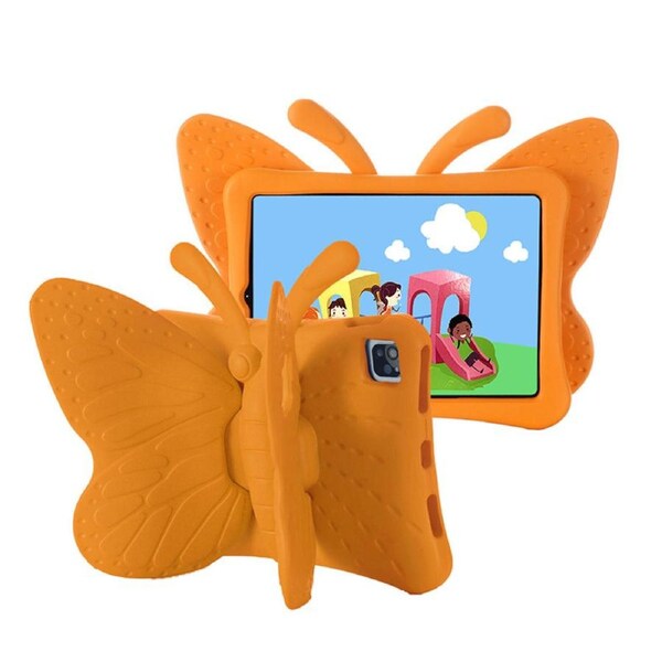 Nevenka Butterfly EVA Rugged Shockproof Case with Stand Kids Friendly Full Cover for iPad Air4/5 10.9inch Pro11inch-Orange