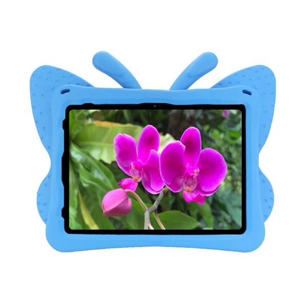 Nevenka Butterfly EVA Rugged Shockproof Case with Stand Kids Friendly Full Cover for iPad 10 10.9 Inch 2022-Blue