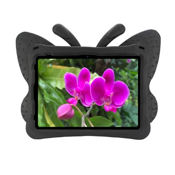 Nevenka Butterfly EVA Rugged Shockproof Case with Stand Kids Friendly Full Cover for iPad 10 10.9 Inch 2022-Black