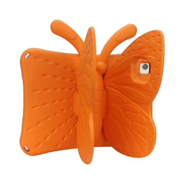 Nevenka Butterfly EVA Rugged Shockproof Case with Stand Kids Friendly Full Cover for HUAWEI MatePad SE 10.1Inch-Orange